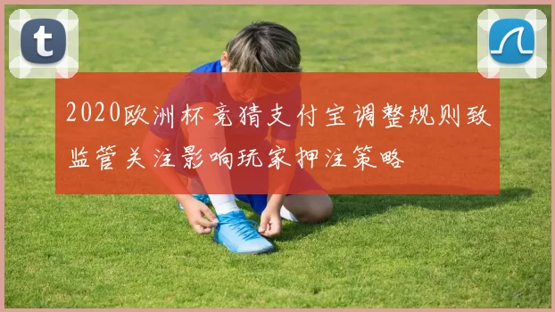 2020欧洲杯竞猜支付宝调整规则致监管关注影响玩家押注策略