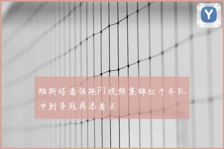 维斯塔潘领跑F1视频集锦红牛车队冲刺争冠再添看点
